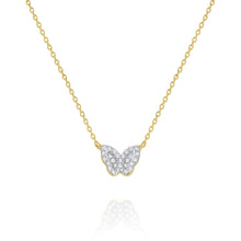 Load image into Gallery viewer, 14kt Gold Small Butterfly Necklace
