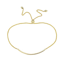 Load image into Gallery viewer, 14kt Gold Diamond Bar Bracelet
